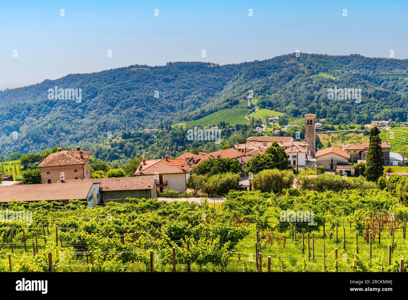 Italien Veneto - das Dorf Arfanta Stockfoto