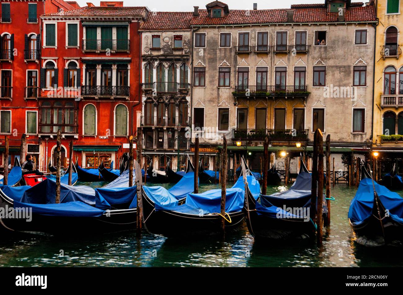 Byzantinisch-gotische und Renaissance-Architektur am Canale Grande in Venedig, Italien. Stockfoto