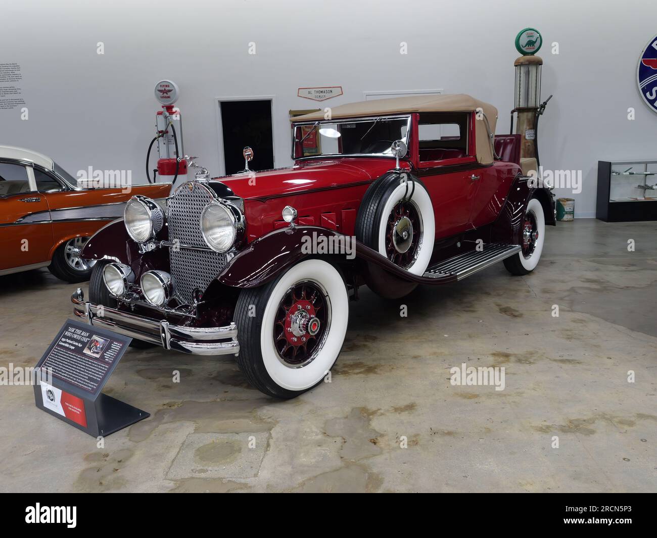 Manhattan, Kansas - 14. Juli 2023: Midwest Dream Car Kollektion - Custom, Classic, Muscle, Super Cars Stockfoto