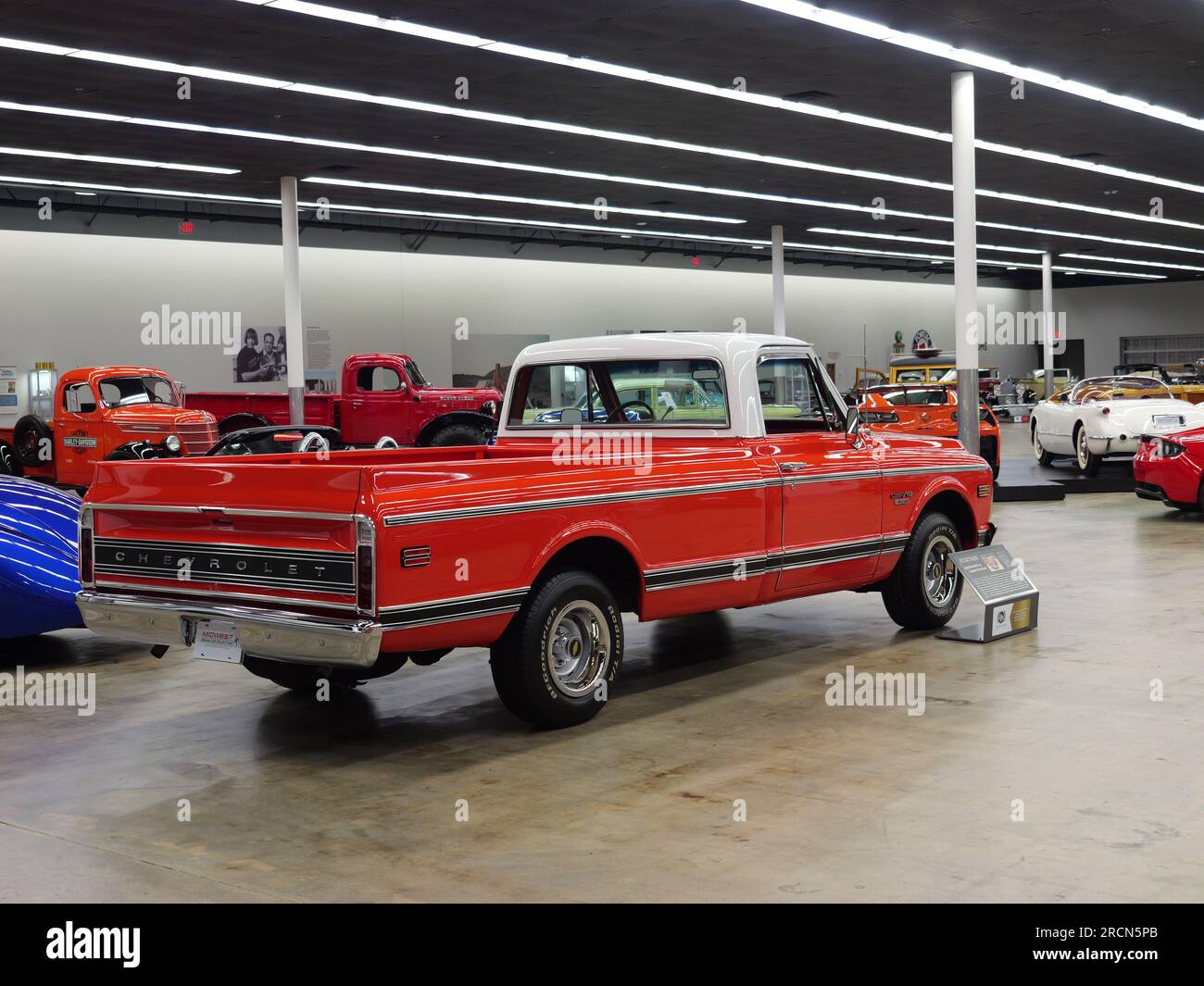 Manhattan, Kansas - 14. Juli 2023: Midwest Dream Car Kollektion - Custom, Classic, Muscle, Super Cars Stockfoto