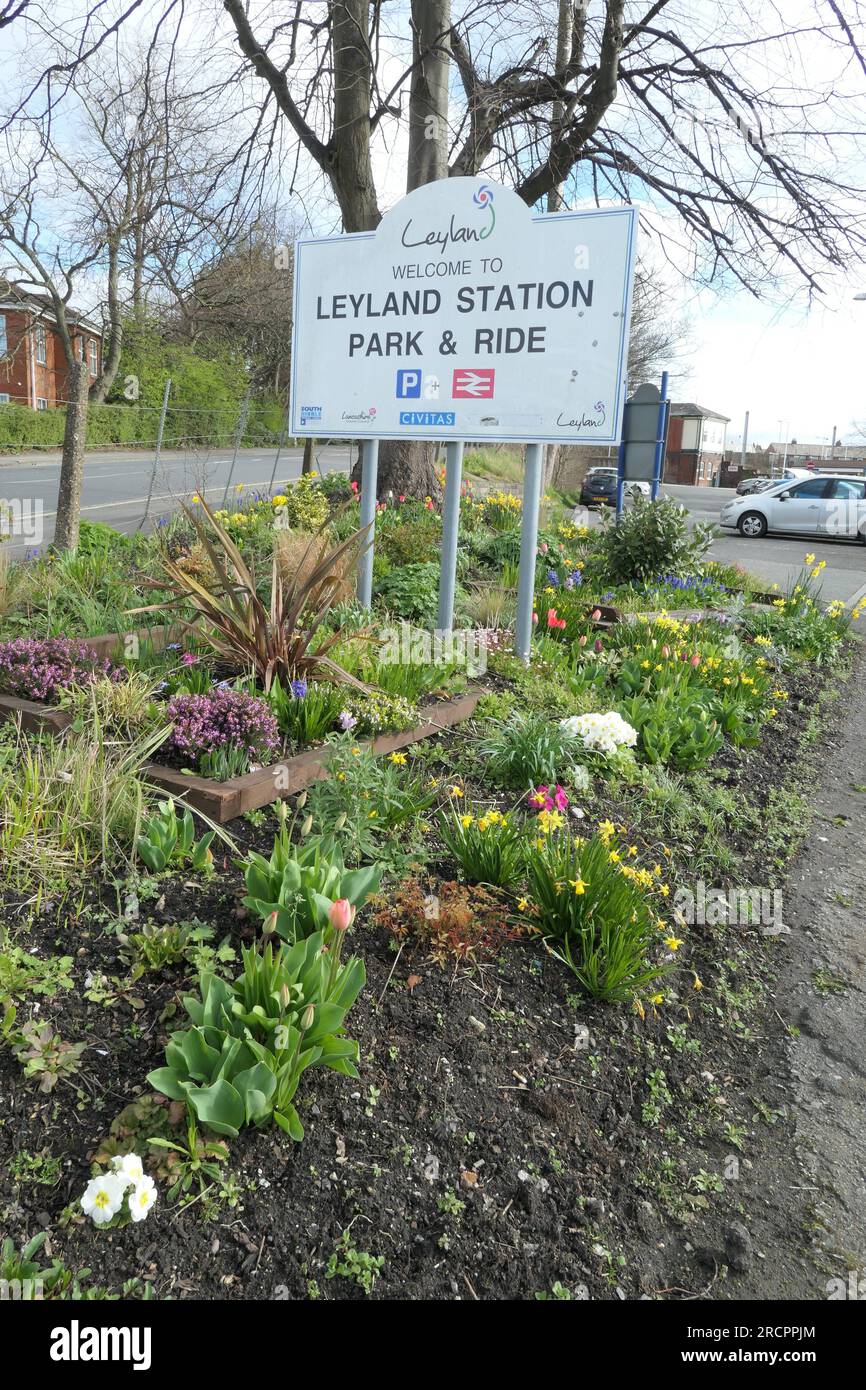 Bahnhof Leyland Stockfoto