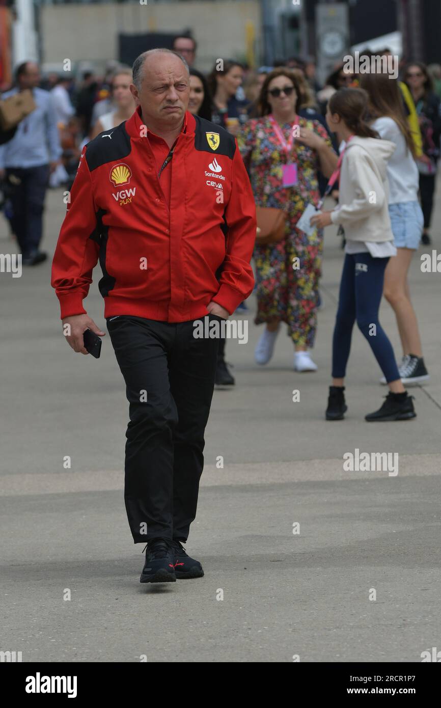 Frederic Vasseur Ferrari F1 Teamleiter Stockfoto