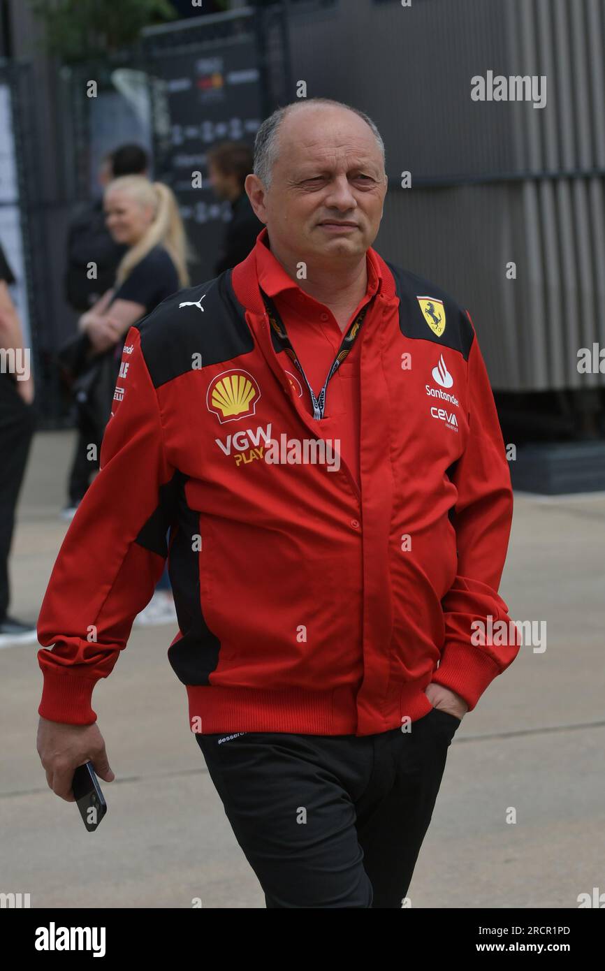 Frederic Vasseur Ferrari F1 Teamleiter Stockfoto