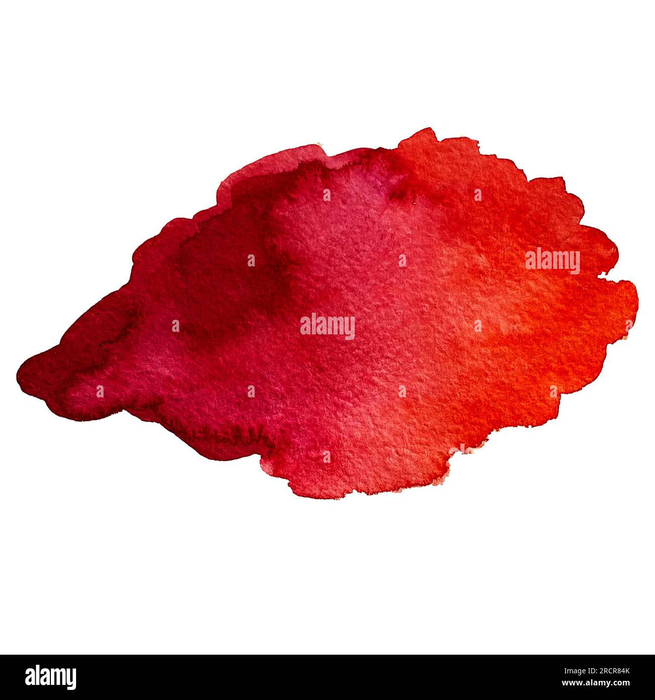 Aquarelle Flecken und Pinsel ClipArt Stockfoto