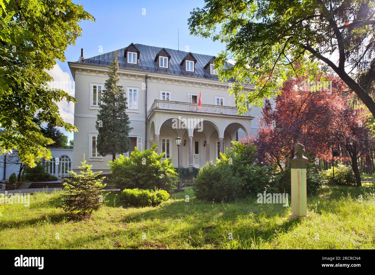 Italienische Botschaft, Cetinje, Montenegro, Stockfoto