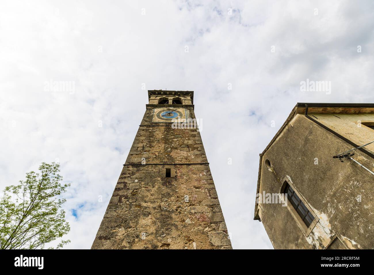 Italien Veneto Gai (Comune di Cison di Valmarino) - Kirche St. Michael der Arcangel (18. Jahrhundert) Stockfoto