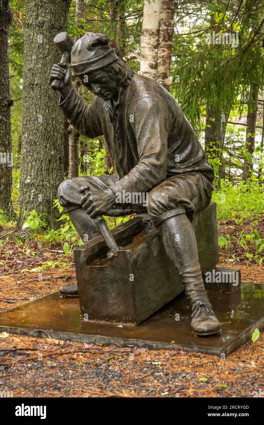 Saint Croix Island International Historic Site in Calais Maine Stockfoto