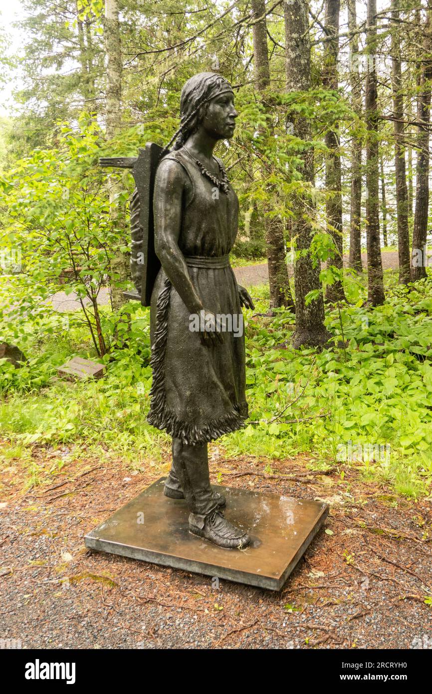 Saint Croix Island International Historic Site in Calais Maine Stockfoto