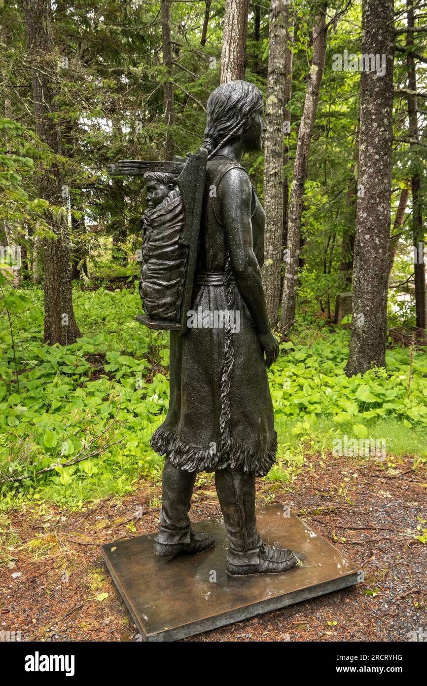 Saint Croix Island International Historic Site in Calais Maine Stockfoto