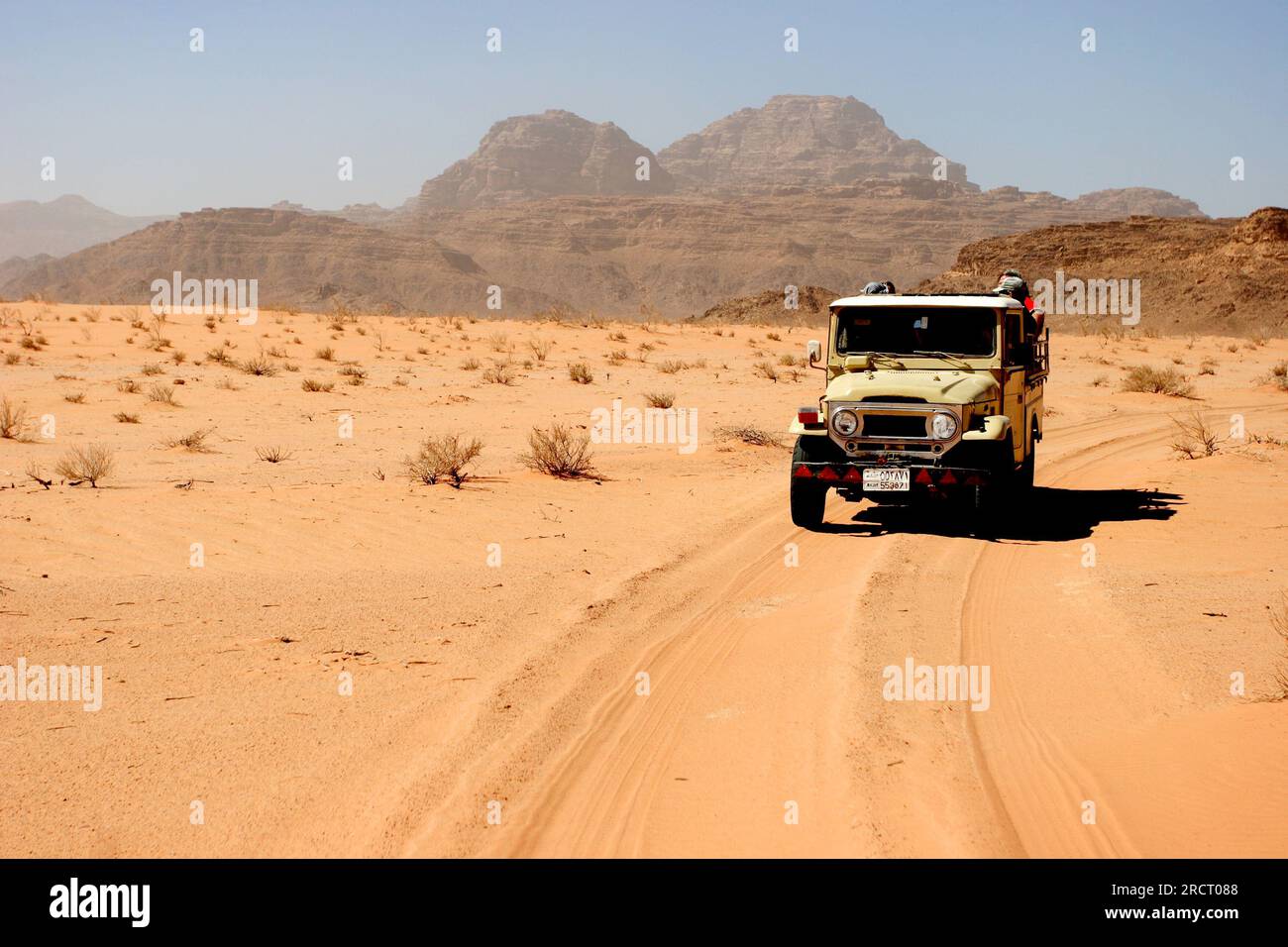Uadi Rum, Wadi Rum, وادي رم, Wādī Rum, Wüste, Tal des Mondes, Akaba, Jordanien Stockfoto