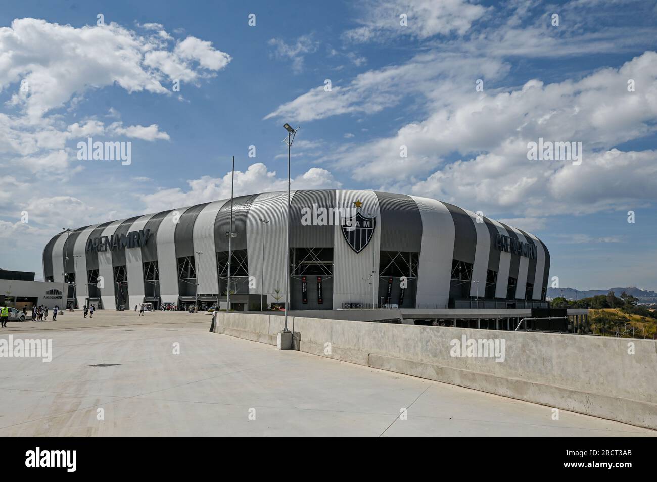 Belo Horizonte, Brasilien. 16. Juli 2023. Allgemeiner Blick auf das Arena MRV Stadium, vor dem Friendly Match Atletico Mineiro Legends, in der Arena MRV, in Belo Horizonte am 16. Juli. Foto: Gledston Tavares/DiaEsportivo/Alamy Live News Kredit: DiaEsportivo/Alamy Live News Stockfoto