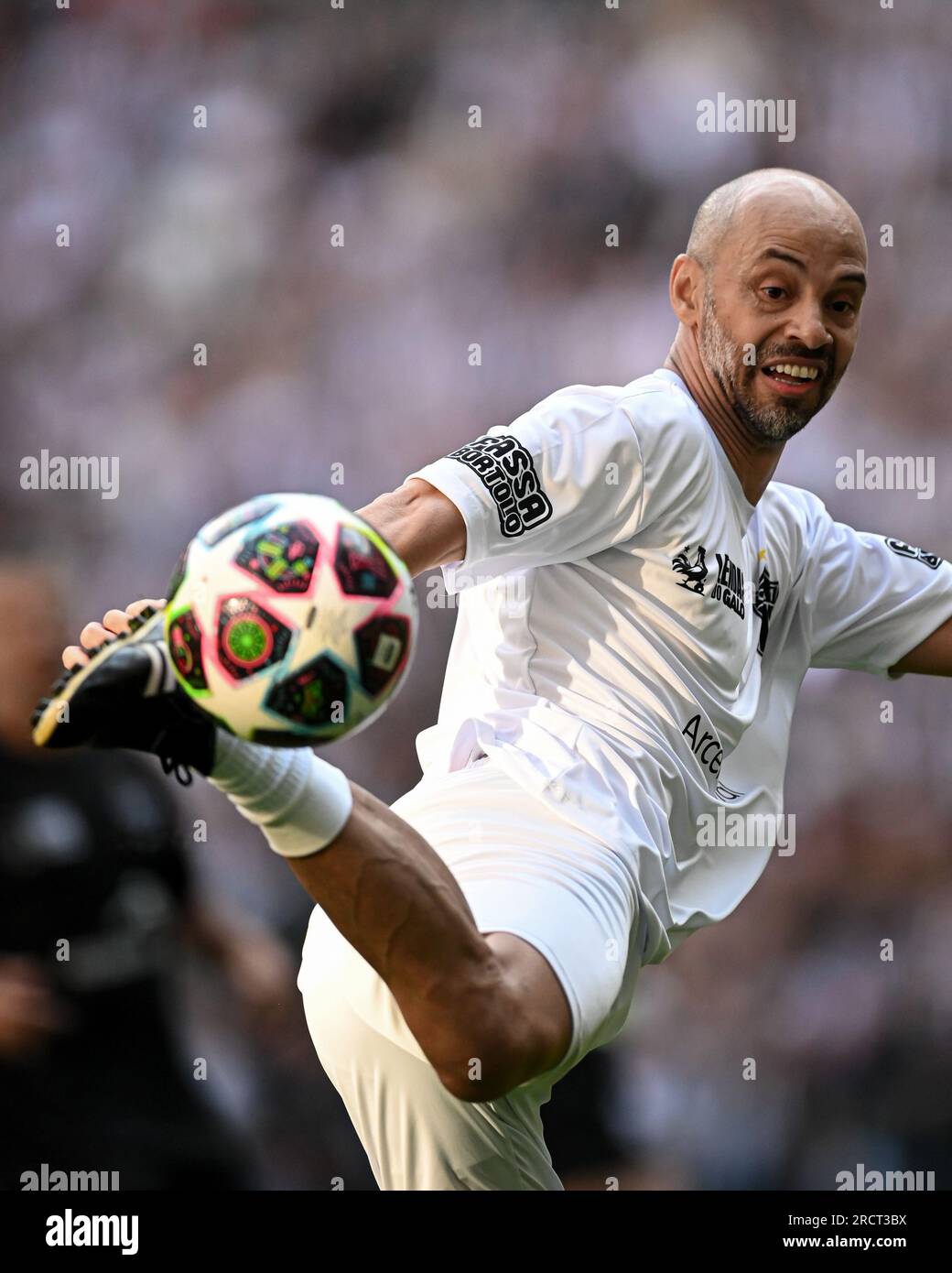 Belo Horizonte, Brasilien. 16. Juli 2023. Ehemaliger Spieler Marques von Atletico Mineiro vor dem Freundschaftsspiel Atletico Mineiro Legends in der Arena MRV am 16. Juli in Belo Horizonte. Foto: Gledston Tavares/DiaEsportivo/Alamy Live News Kredit: DiaEsportivo/Alamy Live News Stockfoto