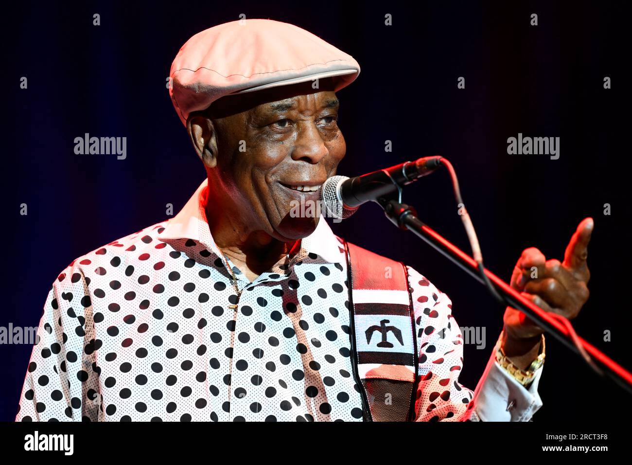 Prag, Tschechische Republik. 16. Juli 2023. Konzert des US-Blues-Gitarrenspielers Buddy Guy auf Abschiedsfahrt verdammt rechts Abschied im Prager Kongresszentrum, Tschechische Republik, 16. Juni 2023. Kredit: Ondrej Deml/CTK Photo/Alamy Live News Stockfoto