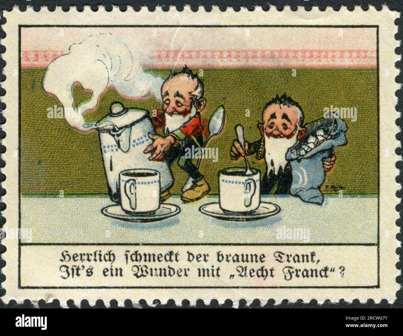 Werbung, Getränk, alkoholfrei, Zichorienkaffee, Heinrich Franck Soehne GmbH, Ludwigsburg, ADDITIONAL-RIGHTS-CLEARANCE-INFO-NOT-AVAILABLE Stockfoto