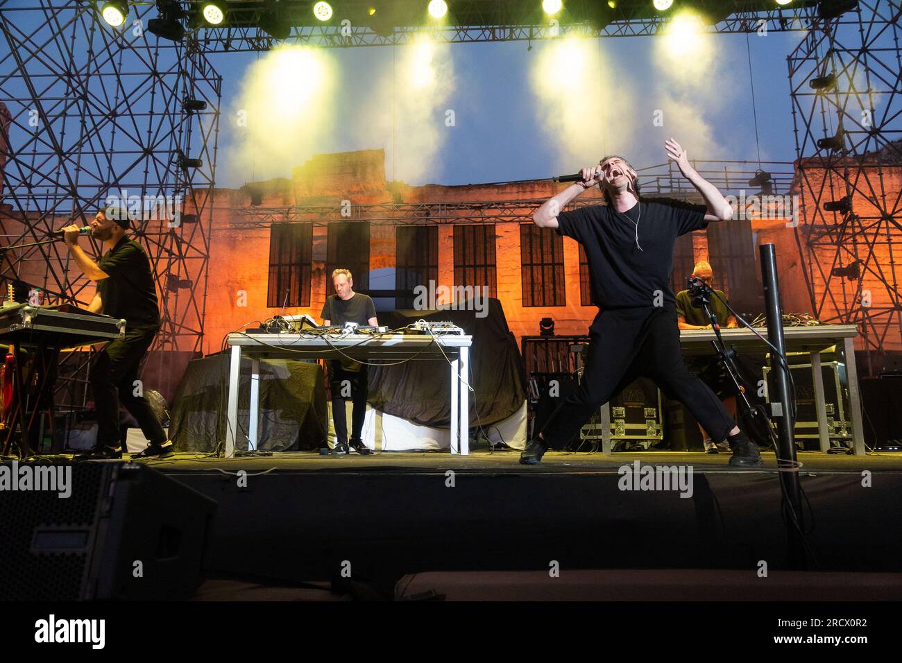 Matera, Italien. 16. Juli 2023. Planet Funk Credit: Unabhängige Fotoagentur/Alamy Live News Stockfoto