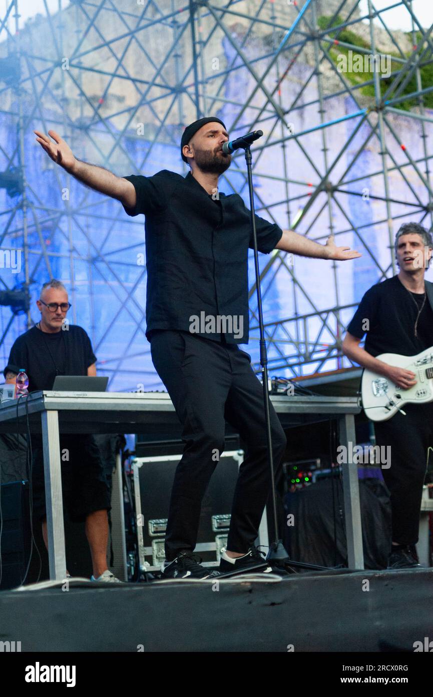 Matera, Italien. 16. Juli 2023. Planet Funk Credit: Unabhängige Fotoagentur/Alamy Live News Stockfoto