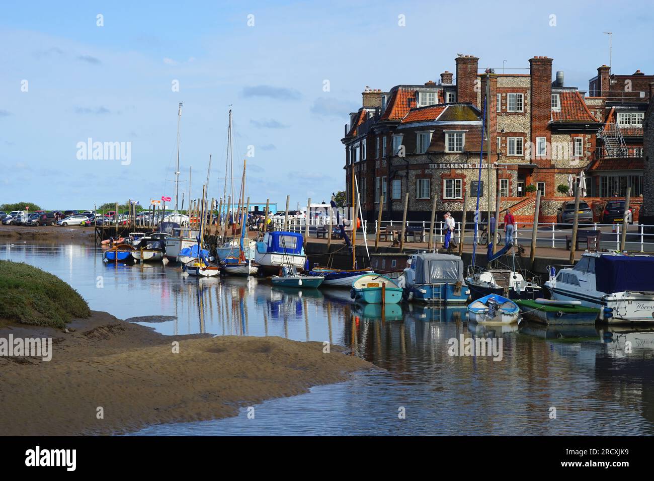 Blakeney Quay Stockfoto