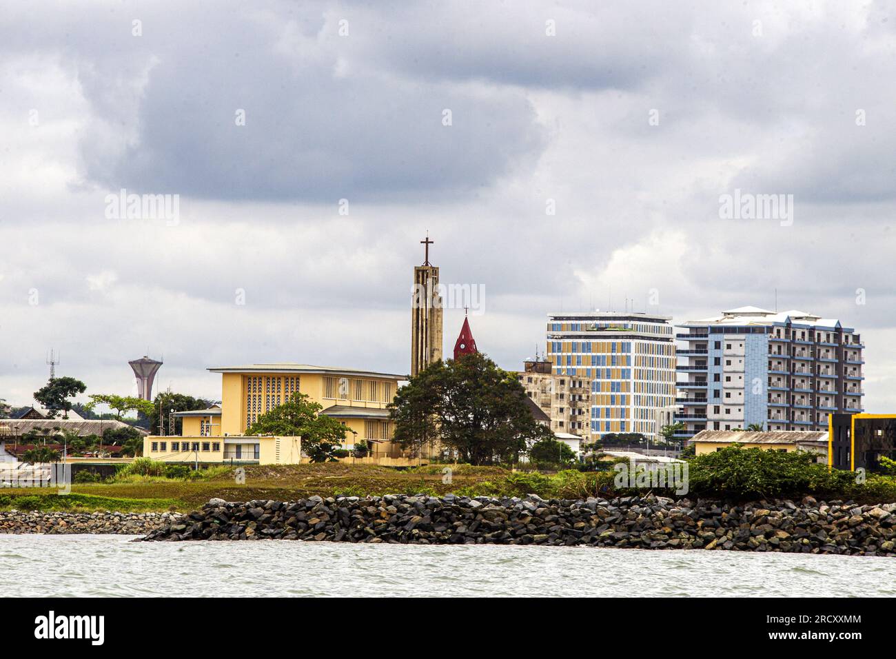 Blick auf die Küste von Libreville, 06. September 2021 Stockfoto