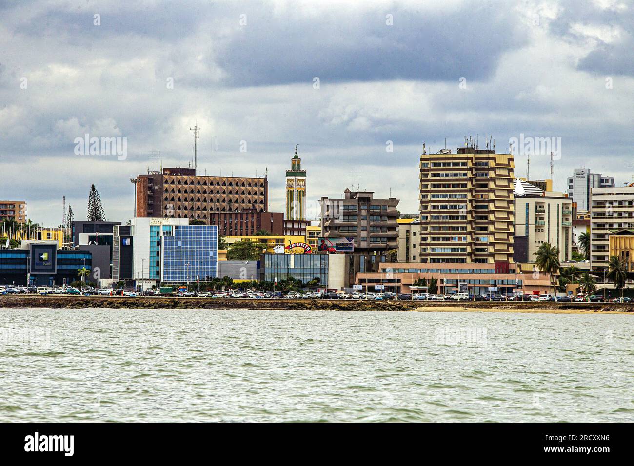 Blick auf die Uferpromenade von Libreville, 06. September 2021 Stockfoto