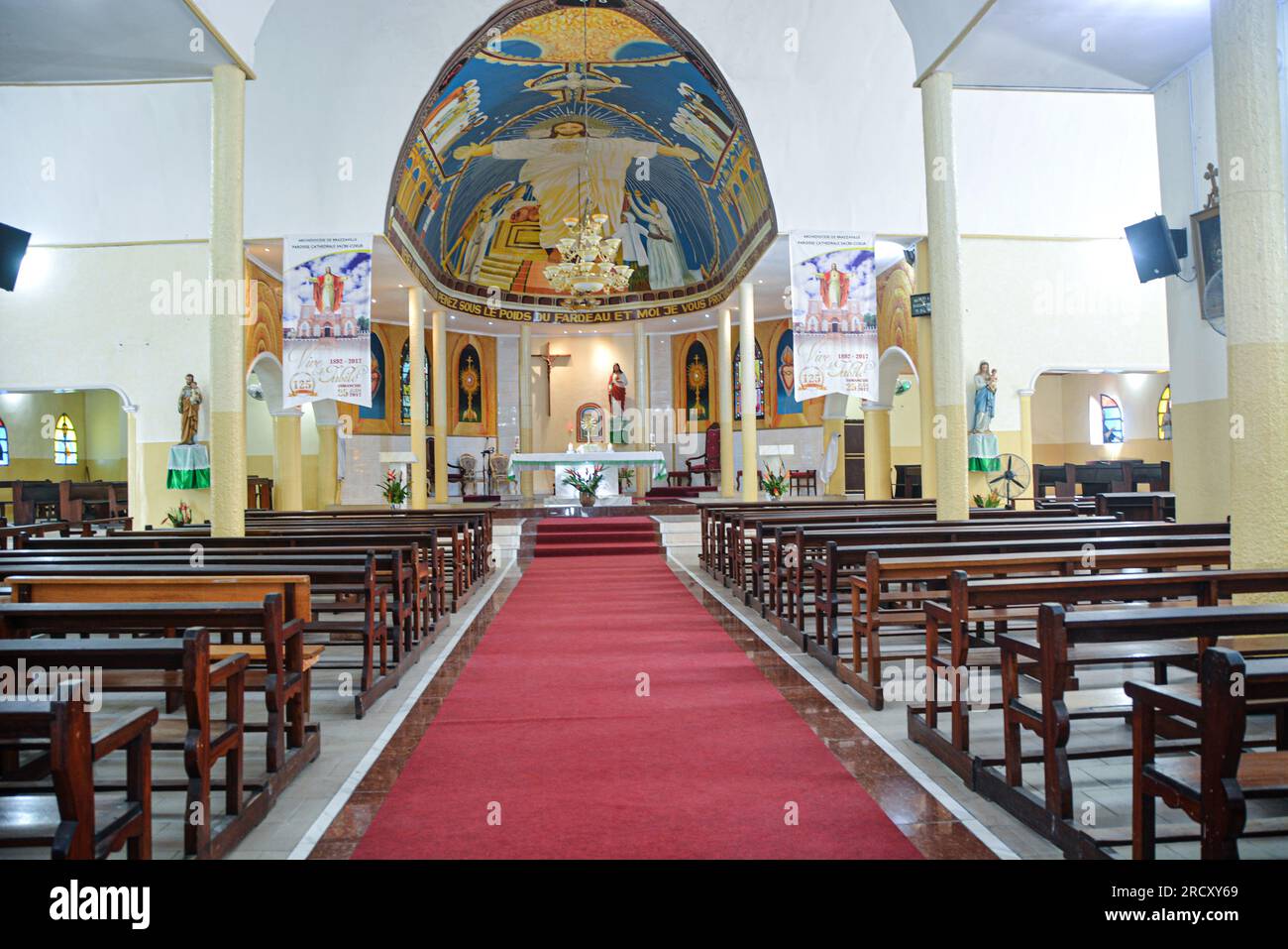 Sacré-Coeur-Kathedrale in Brazzaville, 8. Juli 2017 Stockfoto