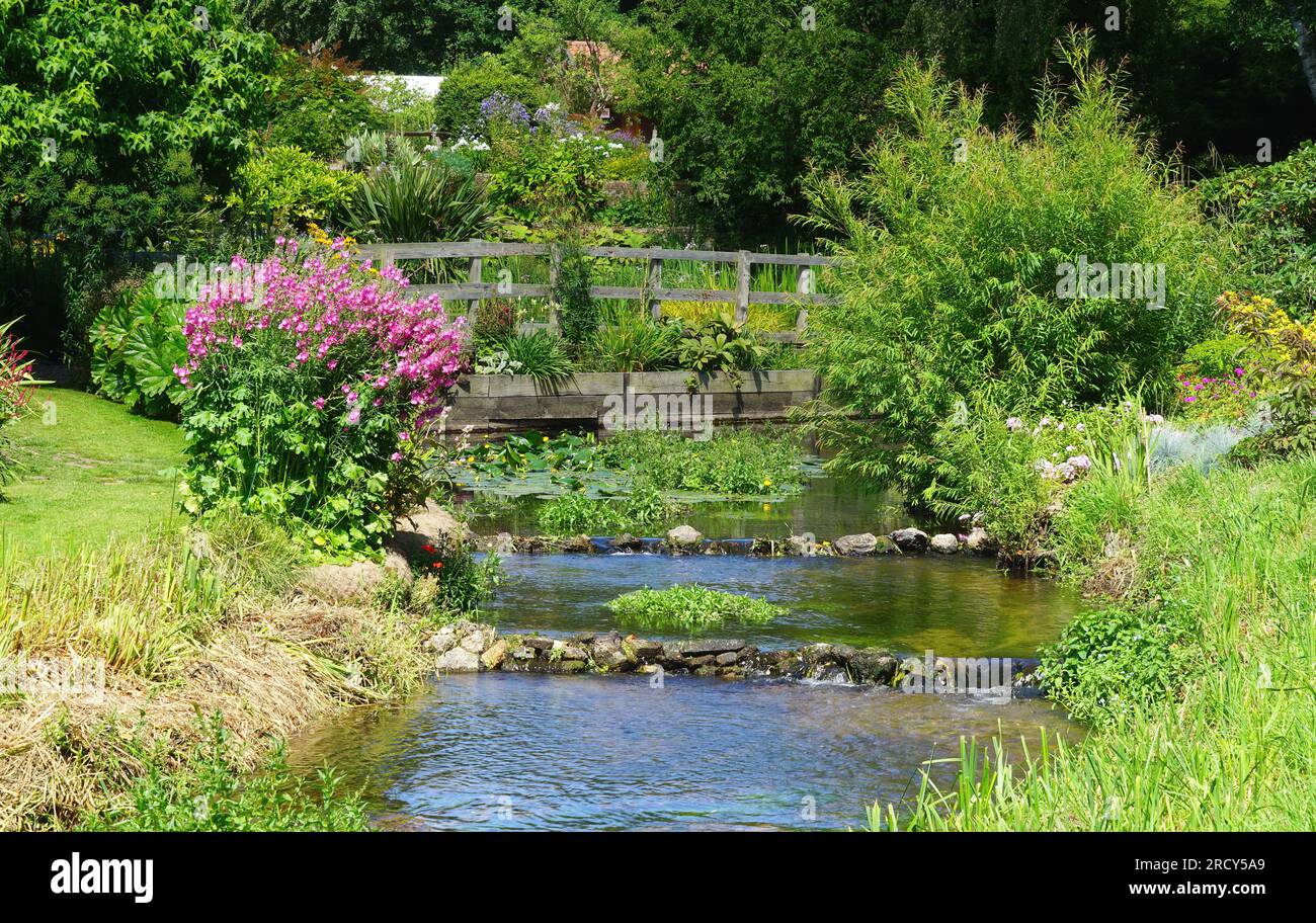 Fullers Mill Garden, Suffolk Stockfoto