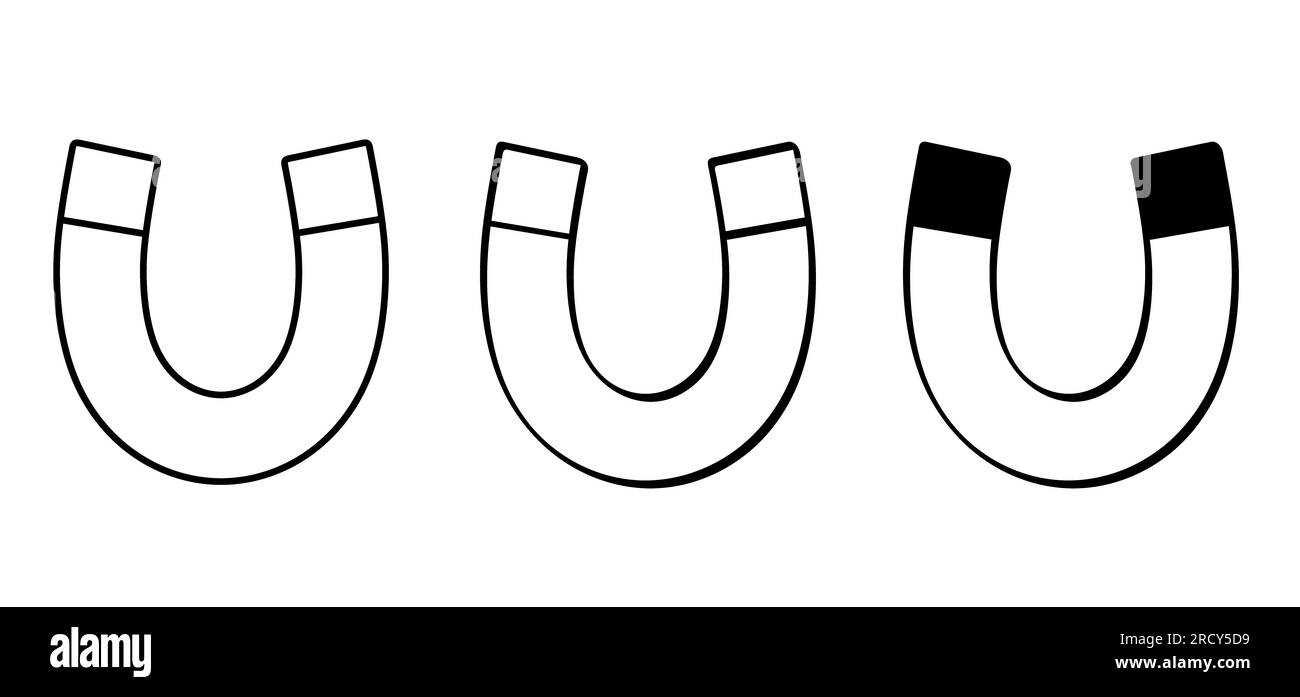 Energie, Magnetfeld. Linien um einen Stabmagneten. Polarmagnetdiagramm oder -Schemata. Elektromagnetisches Feld und Magnetkraft. Positiv, negativ oder NOR Stockfoto