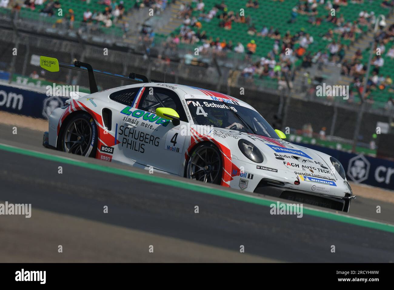 Morris Schuring Porsche Supercup 2023 British Grand Prix Support Race. Stockfoto