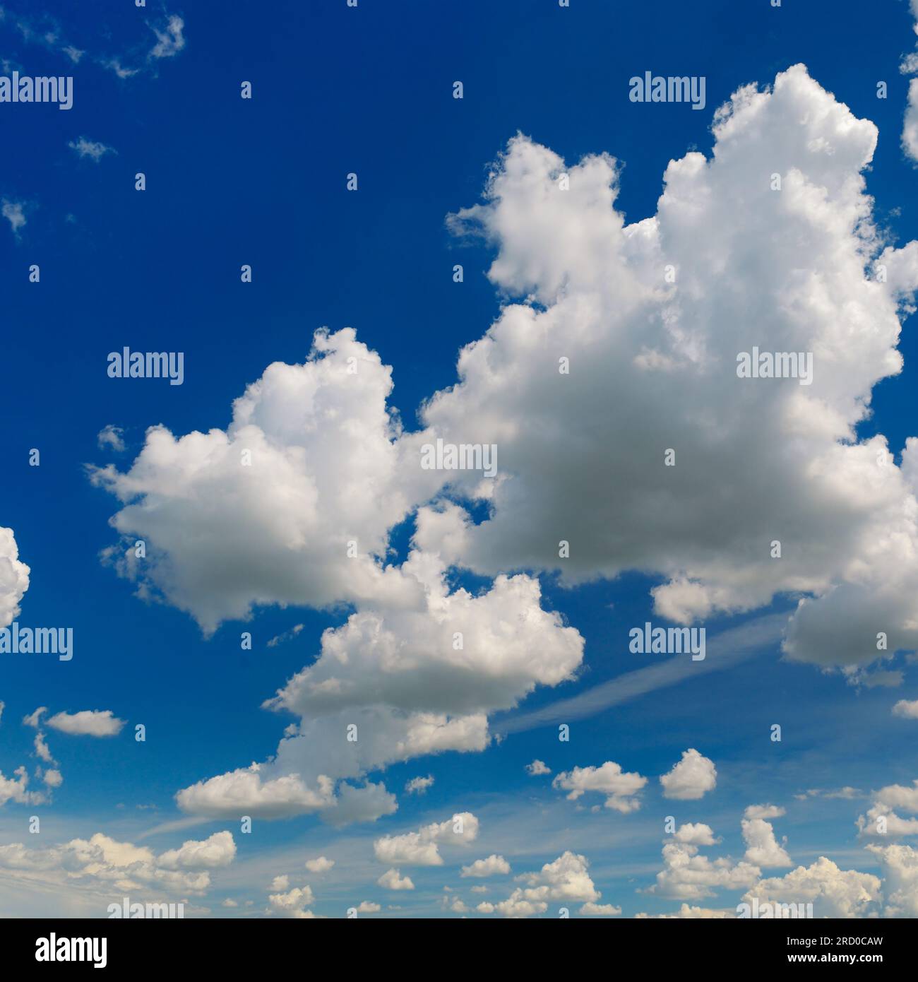 Schönen blauen Himmel mit Wolken closeup Stockfoto