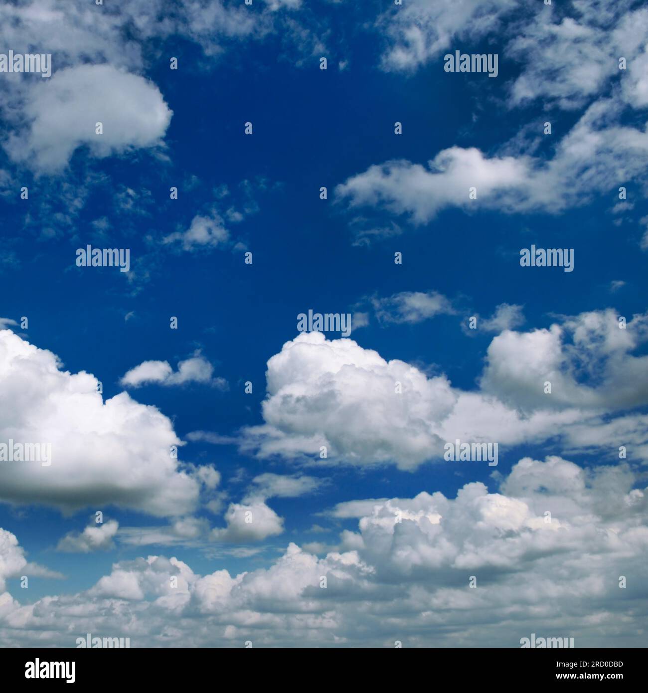 Schönen blauen Himmel mit Wolken closeup Stockfoto