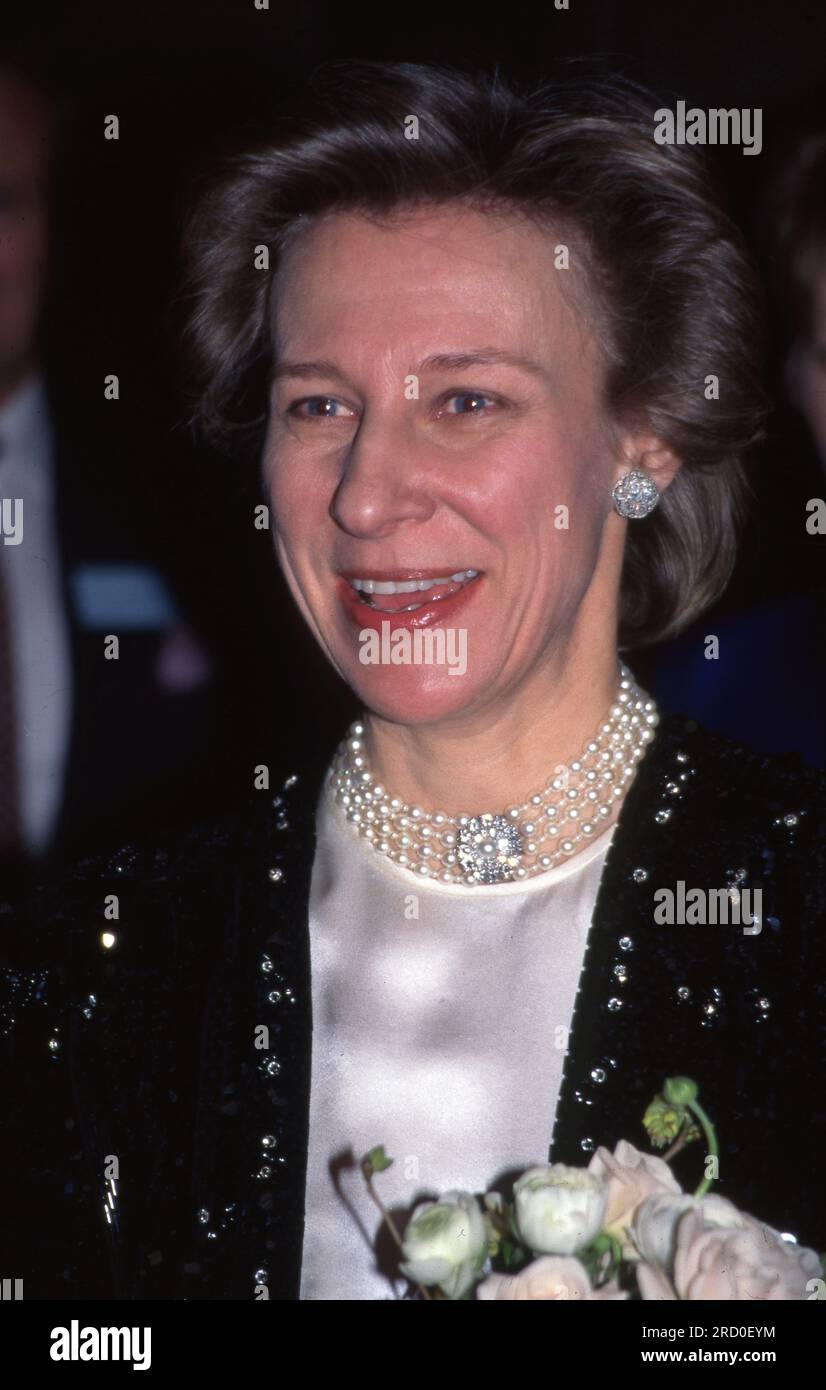 Brigitte, Herzogin von Gloucester in St. John's, Smith's Square, London, am 24. Februar 1995 Foto des Henshaw Archivs Stockfoto