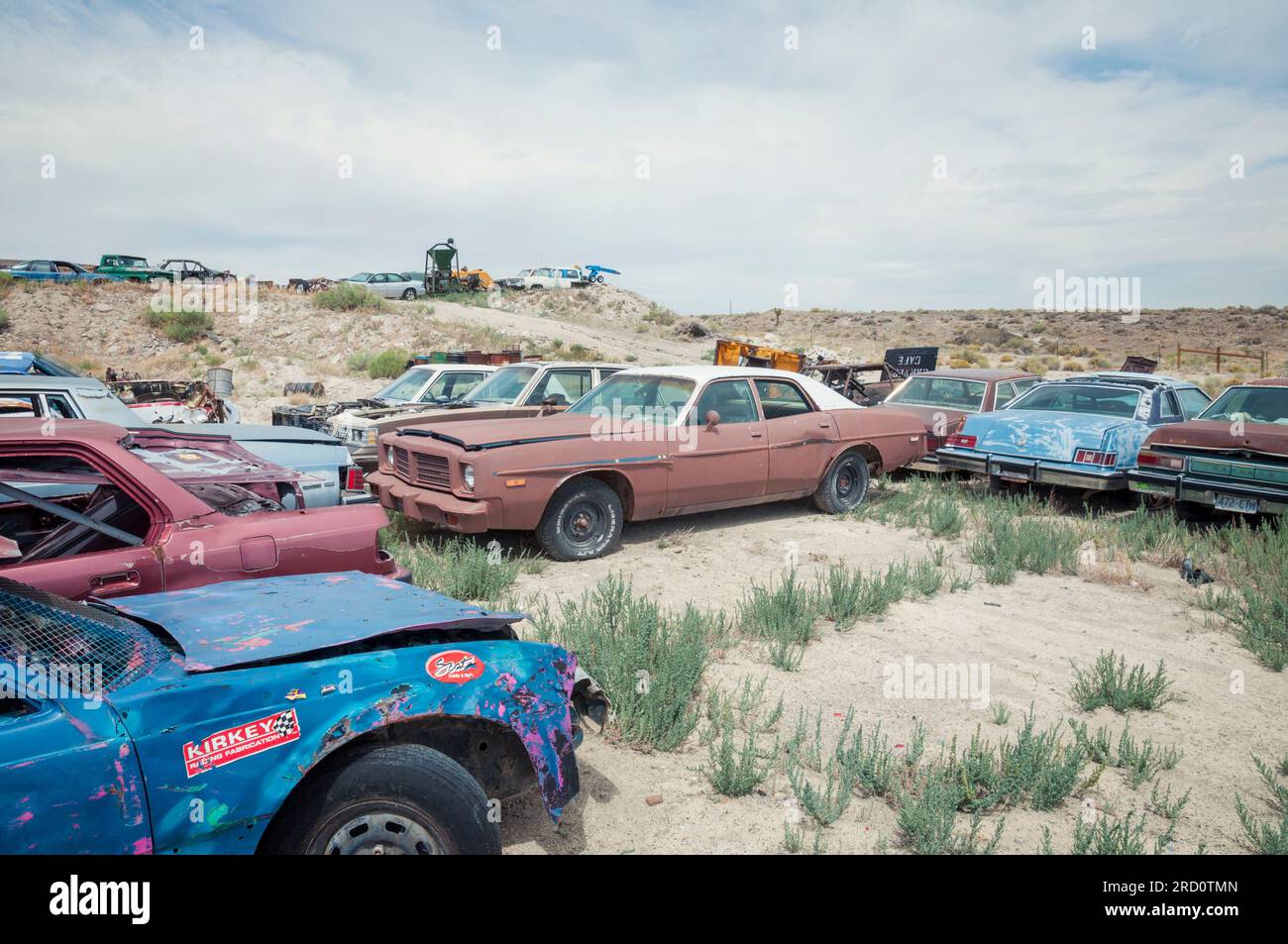 Goldfield, NV, USA. 08-14-2017. Goldgräberstadt in der Wüste Nevada Stockfoto