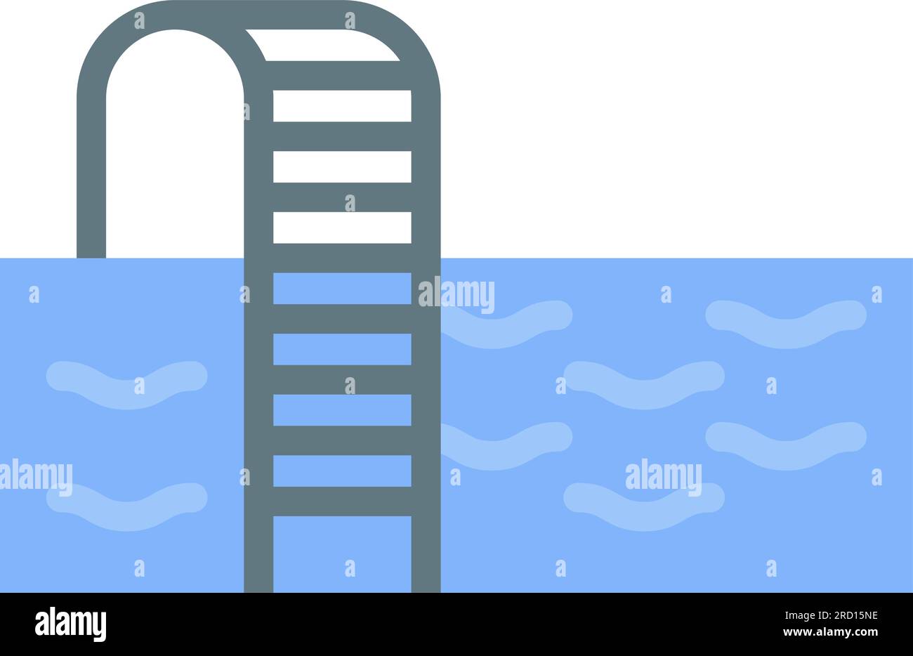 Bild Des Schwimmbadsymbols. Stock Vektor