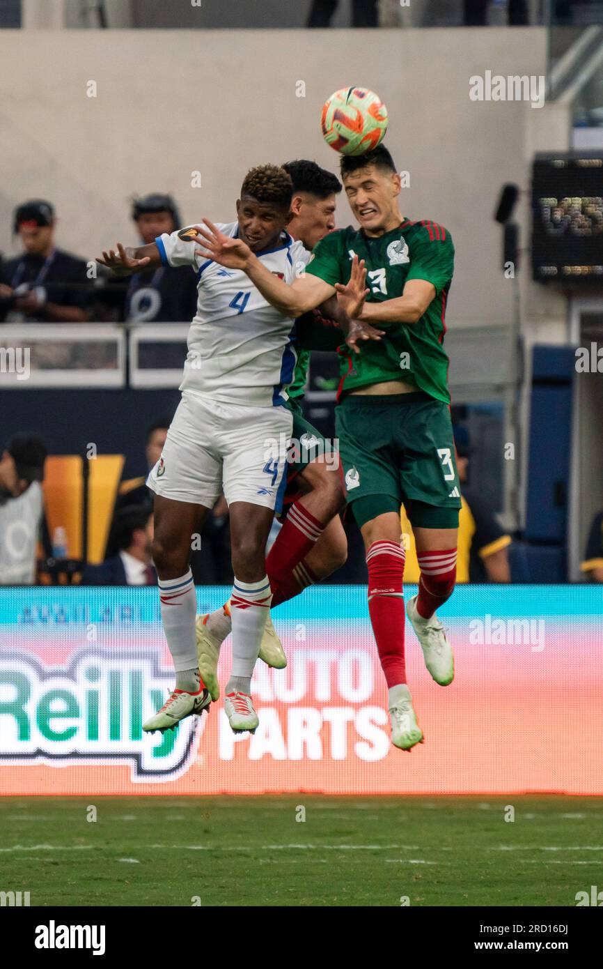 Während des Finales des CONCACAF 2023 Gold Cup am Sonntag, den 16. Juli 2023, im SoFi-Stadion In Inglewood, Kalifornien. Mexiko besiegte Panama 1-0. (Jon Endow/Bild: SpO Stockfoto