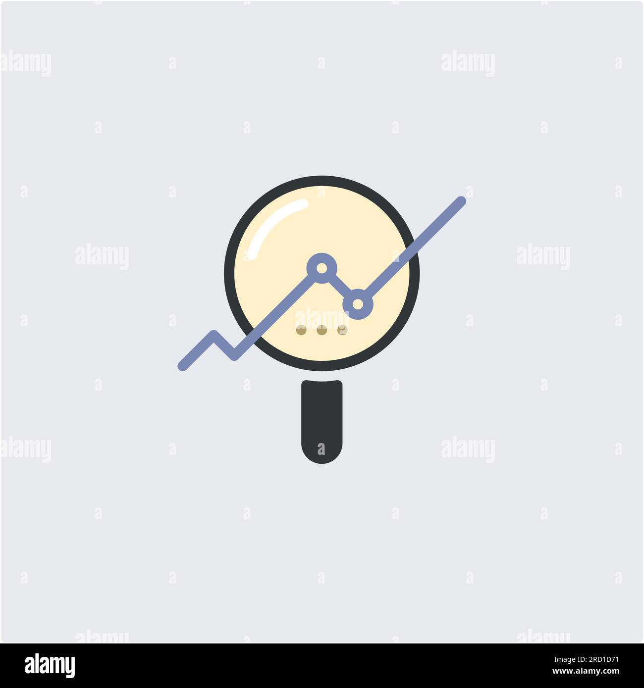 Durchführen von Analytics Audit Reports für Business Insights Stock Vektor
