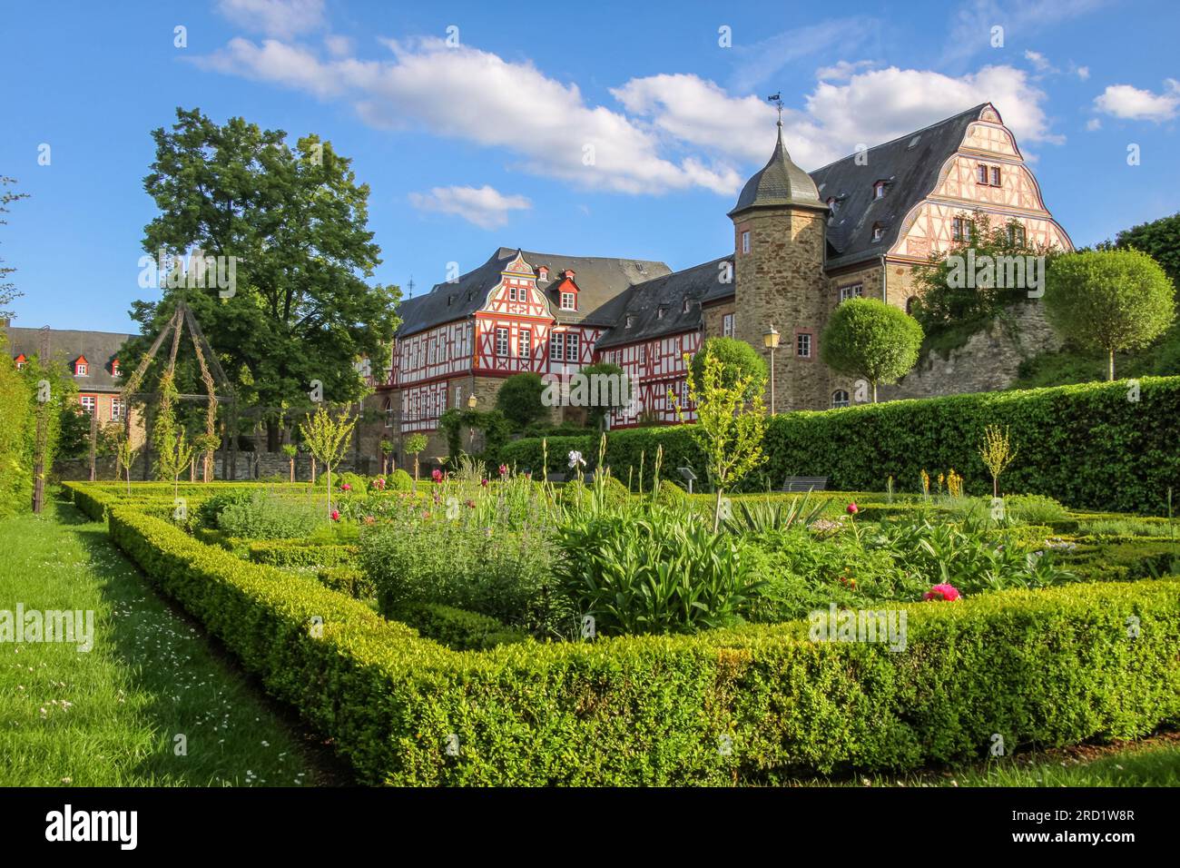 Geografie / Reise, Deutschland, Hessen, Idstein, Rosengarten des Schlosses Idstein, ADDITIONAL-RIGHTS-CLEARANCE-INFO-NOT-AVAILABLE Stockfoto