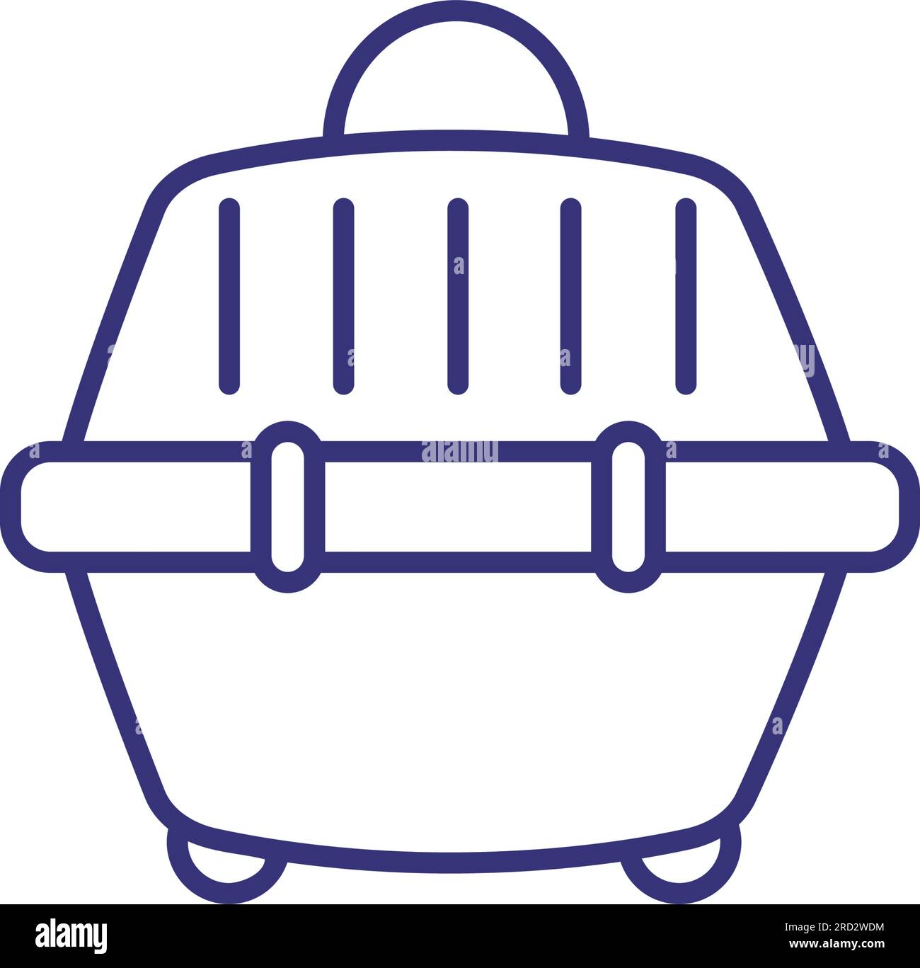 Symbol für PET-Trägerlinie Stock Vektor