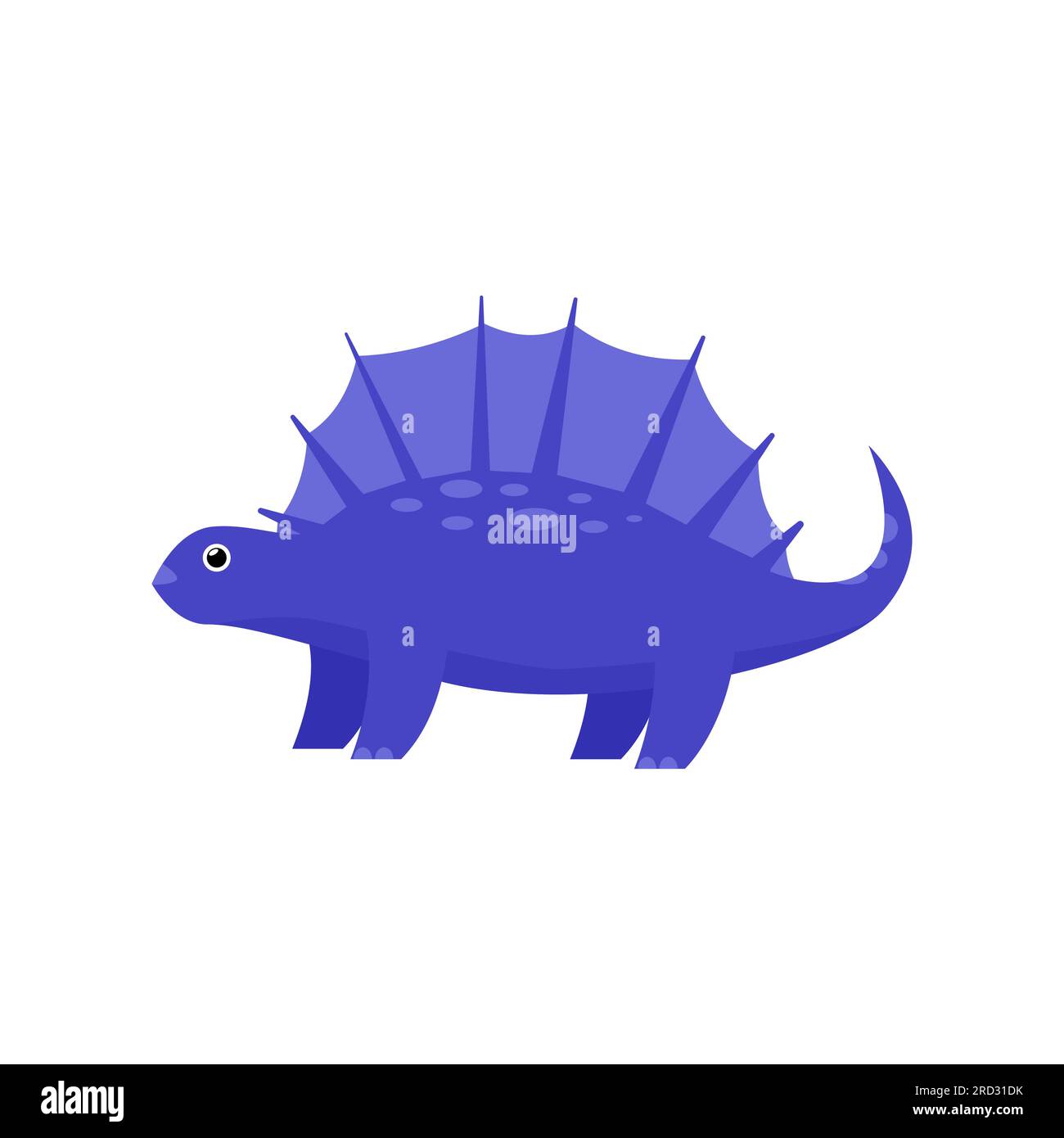 Lila Dinosaurier-Illustration Stock Vektor