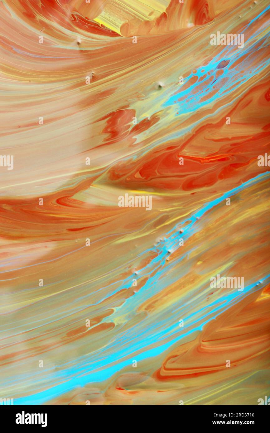 Zusammenfassung Hintergrund der gemischten Ölfarbe Stockfoto
