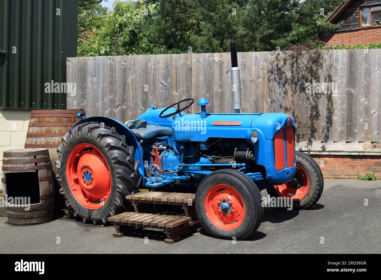 Ein Fordson-Dexta-Traktor der frühen 1960er Jahre Stockfoto
