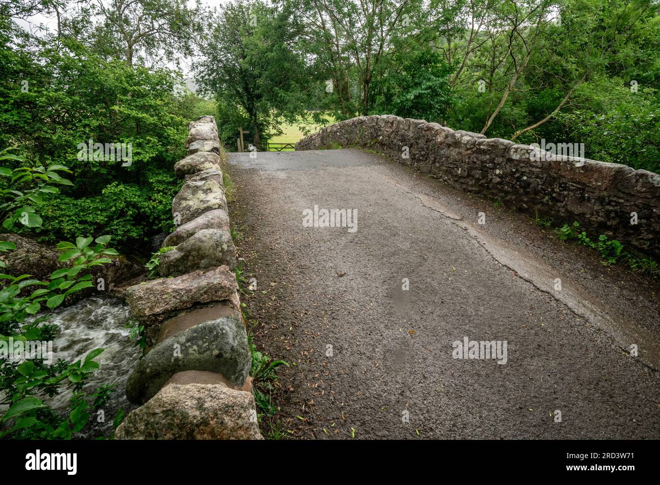 Doctor Bridge over the River Esk, Eskdale, Cumbria, Großbritannien Stockfoto