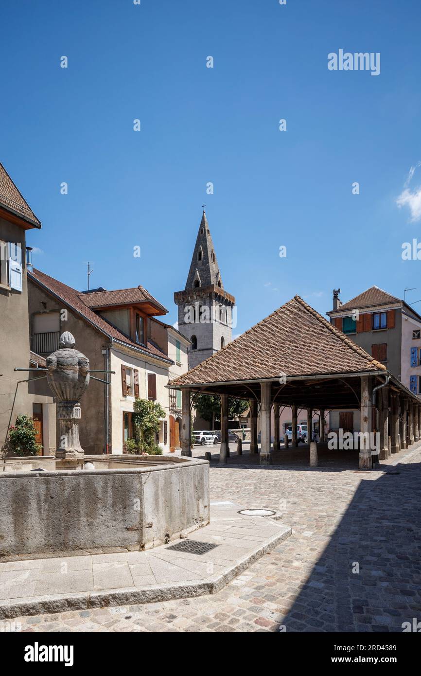 Les Halles in Mens Trieves Grenoble Isere Auvergne-Rhone-Alpes Frankreich Stockfoto