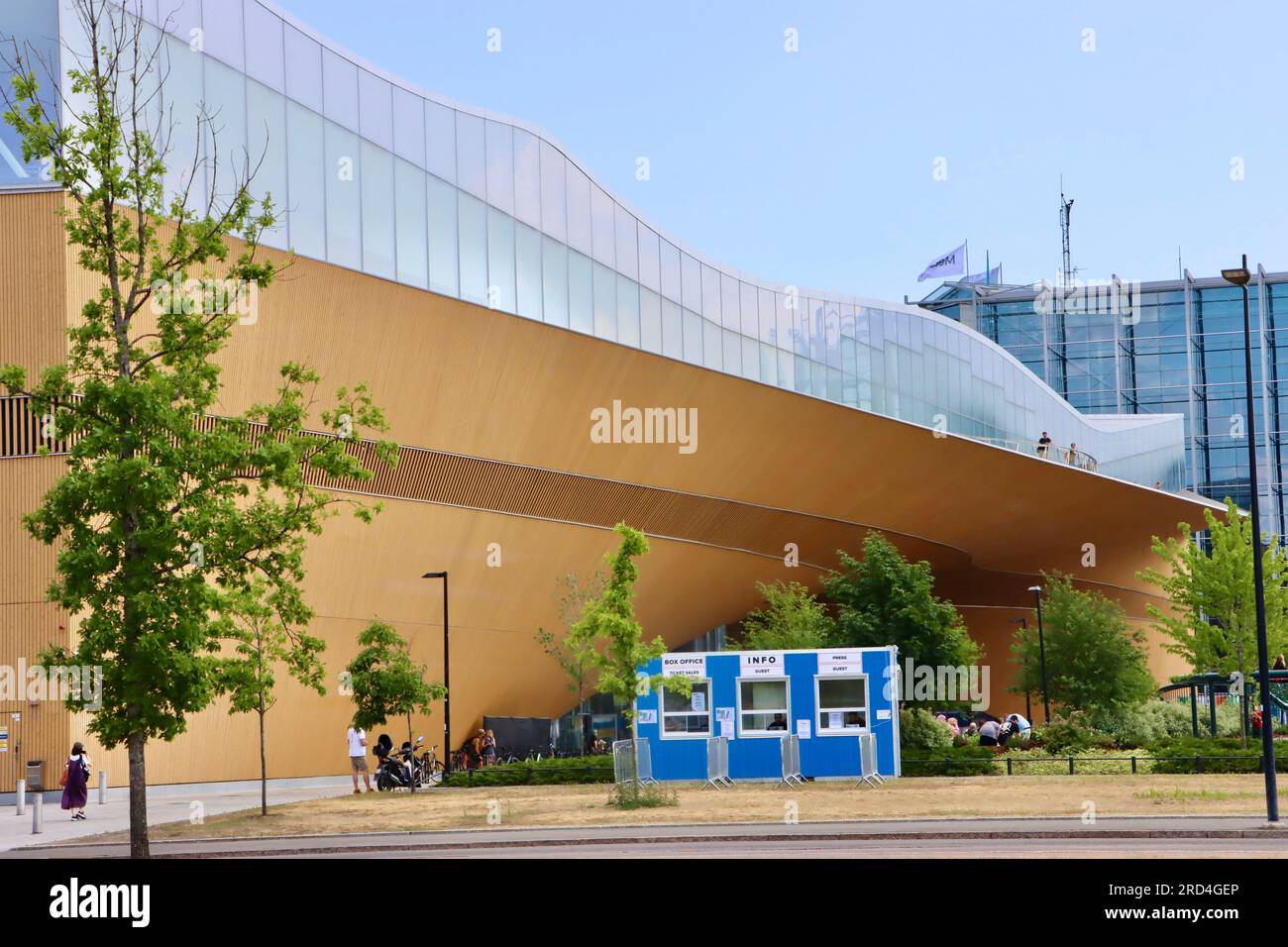 Helsinki Central Library Oodi im Zentrum von Helsinki, Finnland Stockfoto