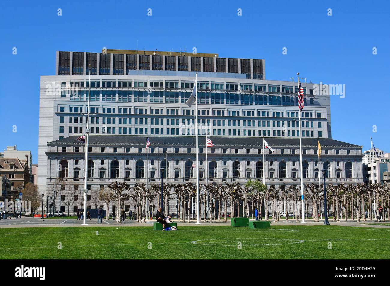 Earl Warren Building, Supreme Court of California, San Francisco, Kalifornien, USA, Nordamerika Stockfoto