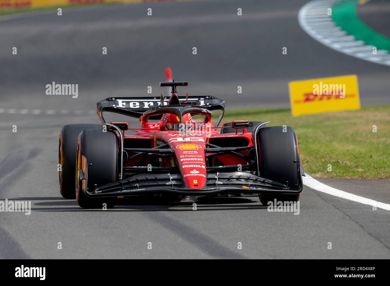 Silverstone, UK - Freitag, 7. Juli 2023 - FORMEL 1 ARAMCO BRITISH GRAND PRIX 2023 , Charles Leclerc (Monaco) - Scuderia Ferrari - Formel 1 Stockfoto