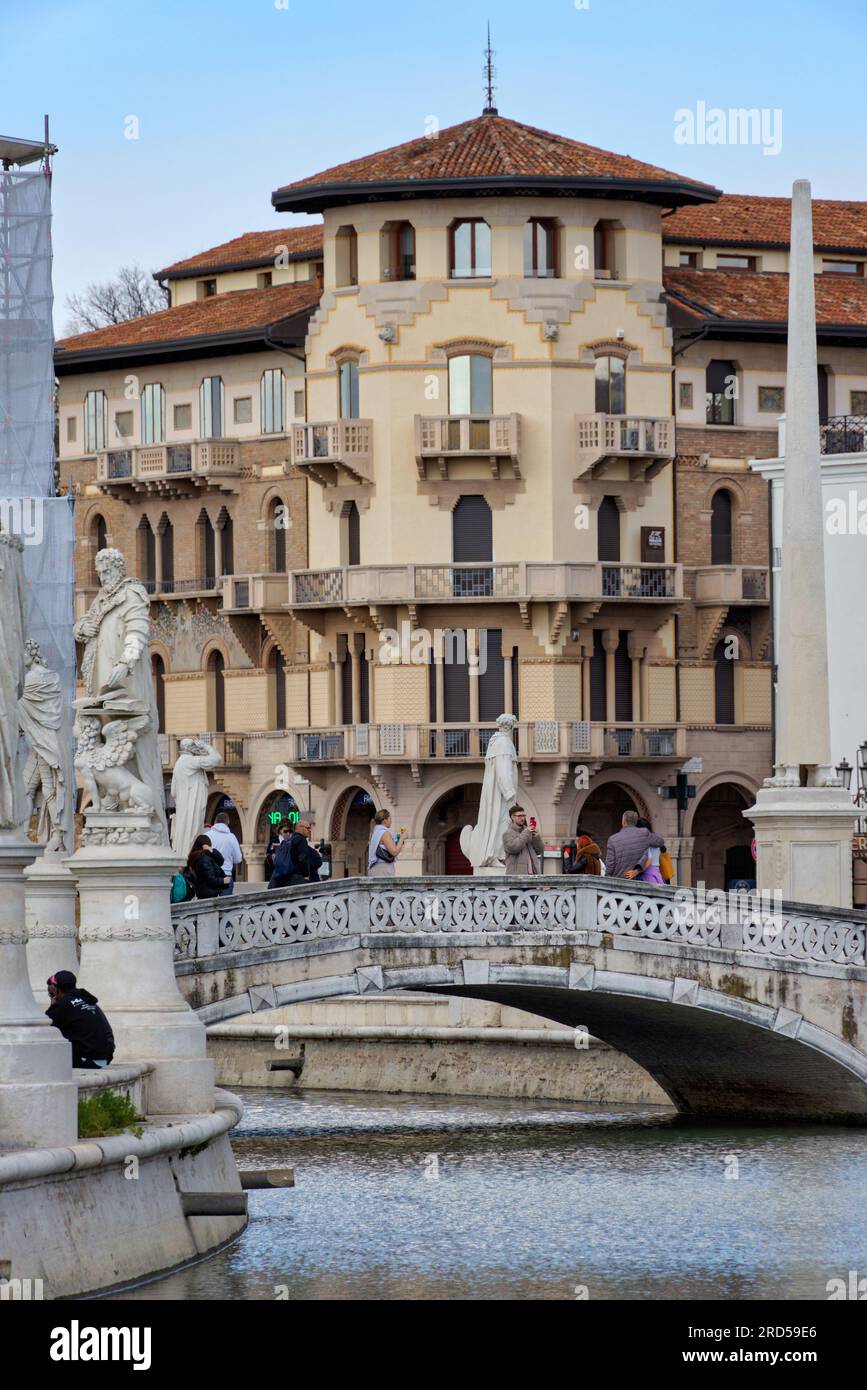 Prato della Valle Architektur in Padua Italien Stockfoto