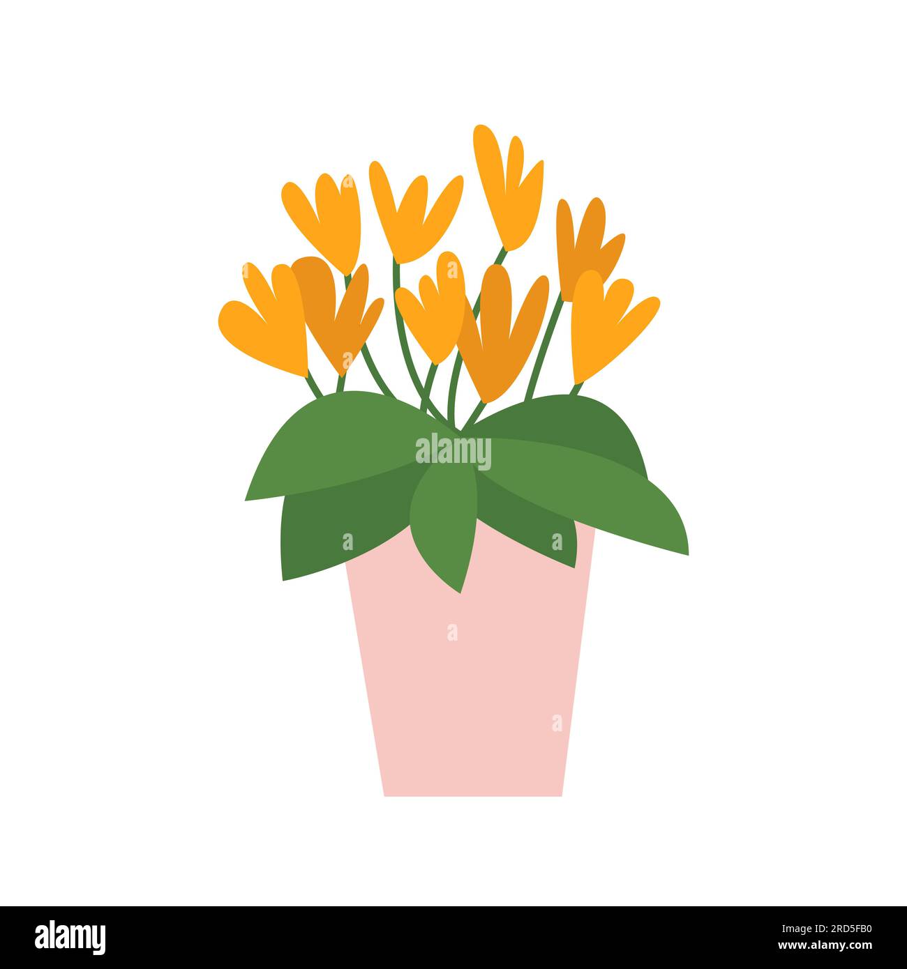 Blumen in vase Stock Vektor