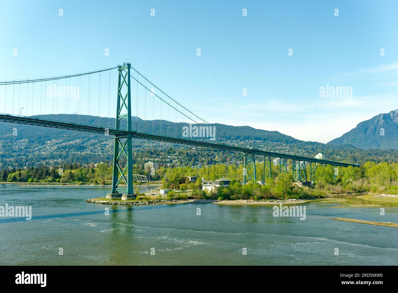 VANCOUVER, BRITISH COLUMBIA - 3. Mai 2023: Vancouver, ein geschäftiger Seehafen an der Westküste von British Columbia, gehört zu den dichtesten und ethnischsten Kanadas Stockfoto