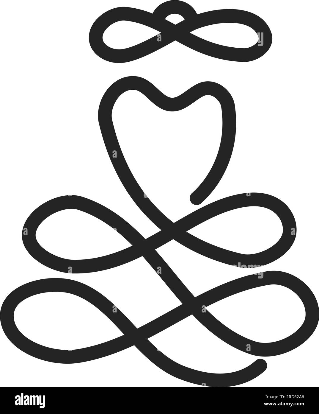 Vorlage für Bekleidungslogo. Symbol Illustration Markenidentität. Isolierte und flache Darstellung. Vektorgrafik Stock Vektor