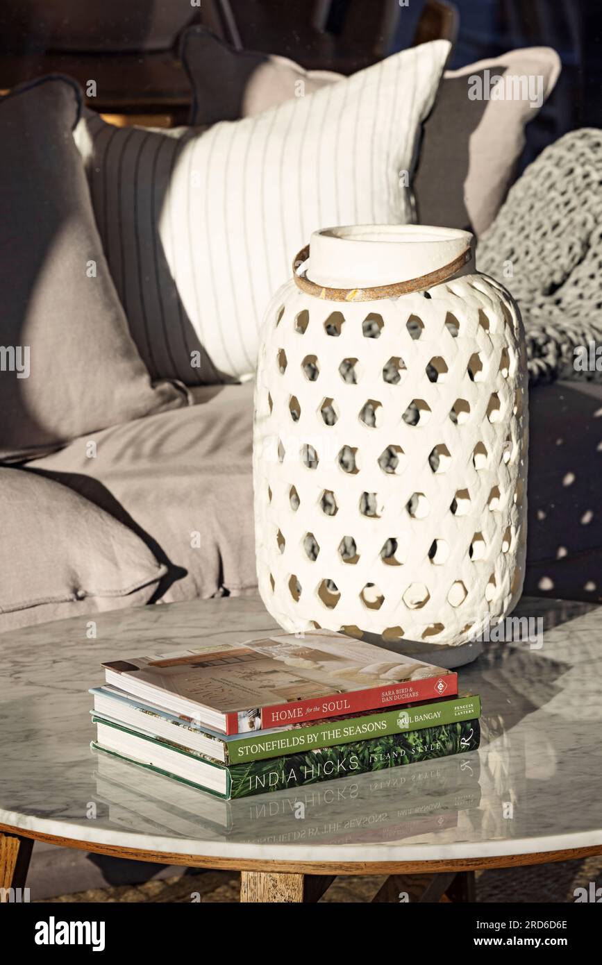 Ballarat Australien/Haushaltswaren, die im Provincial Home Living Store zum Verkauf angeboten werden. Stockfoto