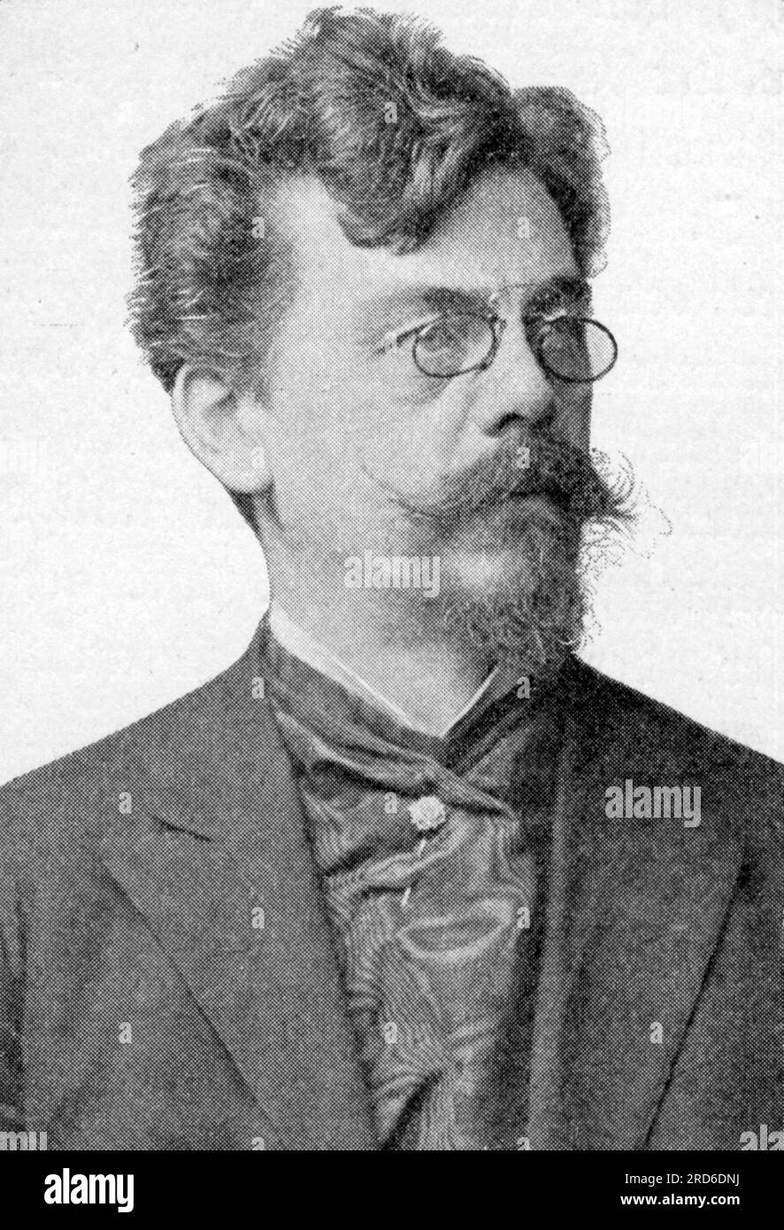 Wolzogen, Ernst von, 23.4.1855 - 30,8.1934, deutscher Autor/Schriftsteller österreichischer Herkunft, 1901, ADDITIONAL-RIGHTS-CLEARANCE-INFO-NOT-AVAILABLE Stockfoto